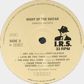 [Night of the Guitar ITA LP label of side 2]