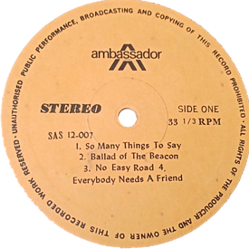 [SGP or MYL LP label]