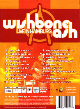 [Live in Hamburg DVD cover art, back]