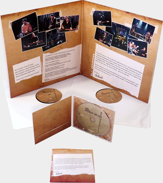 [Ben Granfelt - Because We Can LP, CD and booklet, inside]