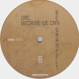 [Ben Granfelt - Because We Can, LP label side ]