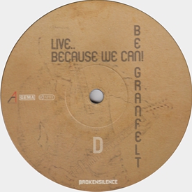 [Ben Granfelt - Because We Can, LP label side D]
