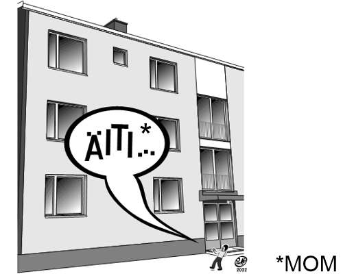 [Kustaanhaka. &Auml;iti, Mom]