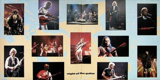 [Night of the Guitar GER LP cover art, inside fold out]