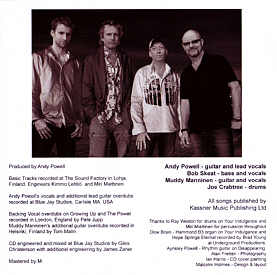 [The Power of Eternity - Booklet cover art, back]