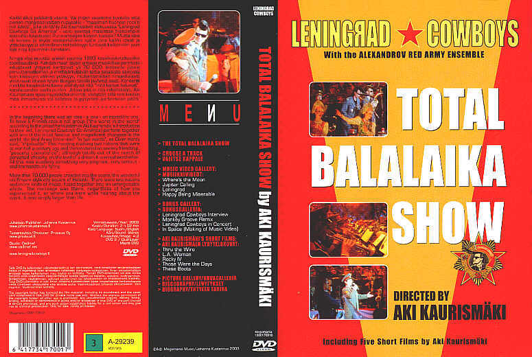 [Leningrad Cowboys - Total Balalaika Show - DVD - cover art]
