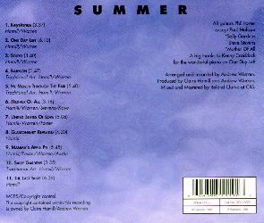 [Claire Hamill & Andrew Warren  - Summer cover art, back]